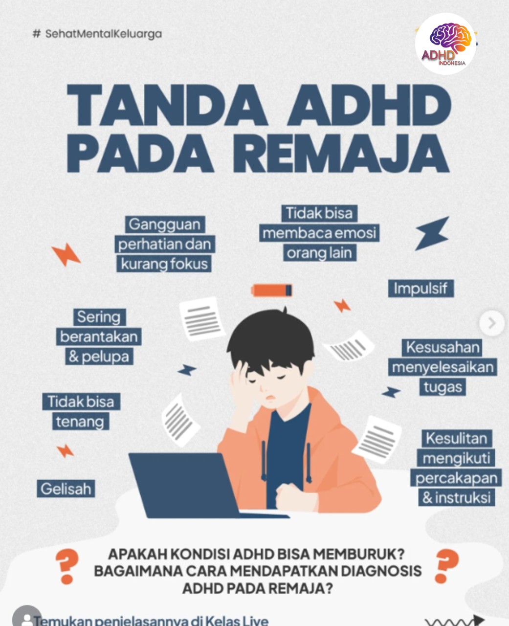 Screening ADHD Non-Diagnostik: Edukasi Awal bagi Orang Tua di Provinsi Kalimantan Timur